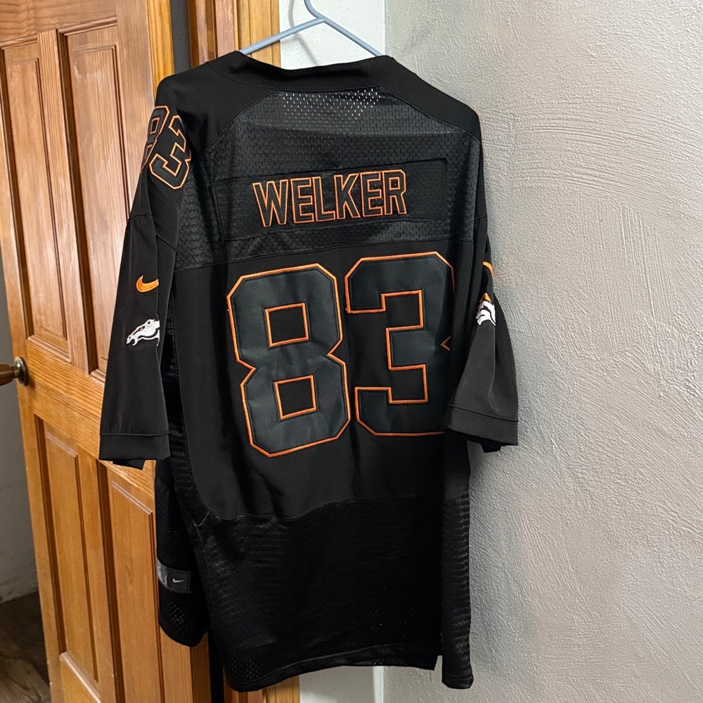 NFL NIKE Broncos🐴Jersey 83 WELKER sz56 +NOC🔺925 studs - Picture 4 of 17